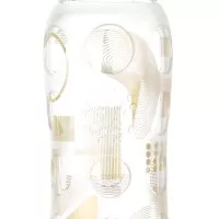 LifeFactory 22 oz Glass Water Bottle Classic Cap - Clear Moderniste