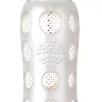 LifeFactory 22 oz Glass Water Bottle Classic Cap - Pearl dot