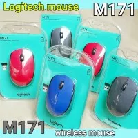 mouse wireless Logitech M171 M 171 warna MERAH BIRU ABU-ABU BAGUS BEST