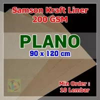 Kertas Samson Kraft Liner 200 GSM Plano 90 x 120 cm