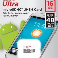 Micro SD SanDisk 16GB ULTRA CLASS 10 48mb/s Memory Card Class10 16 GB