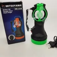 Senter Emergency 1 Watt + KIpas Angin Mitsuyama MS-1218