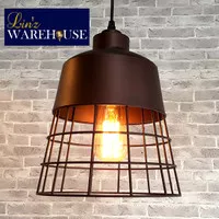 Lampu gantung INDUSTRIAL IRON CAGE SERIES OII pendant light