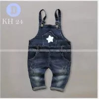 Celana Kodok Anak Laki-laki Jeans Motif Star Bintang Baju Anak Impor - 9-10 tahun