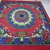 Karpet Permadani Motif Bunga Warna / Karpet Ruangan Modern ***