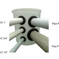 Grommet / Gromet / Seal / Packing untuk sistem dutch bucket hidroponik