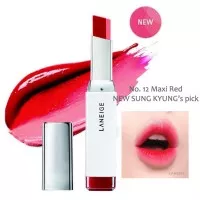 Laneige Two Tone Lip Bar READY STOCK No #12 MAXI RED NEW