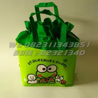 Tas Ulang Tahun Anak Kartun KEROPI | Tas Serut ANAK Ukuran 20x20