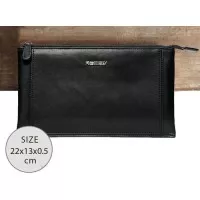 Remax Dompet Genggam Kulit Glossy Series Genuie Leather Handbag
