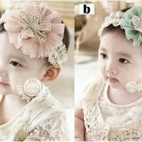 bando bayi/bando anak/headband bayi/bandana bayi/baby headband/crown