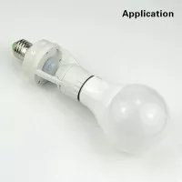 fitting lampu otomatis sensor gerak pir motion infrared sensor