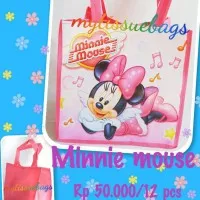 Tas ultah minnie mouse/souvenir ulang tahun