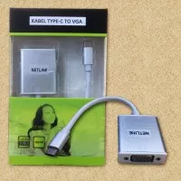 Kabel USB Type-C to VGA Female Adapter Converter Netline