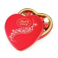 Lindt Swarovski Crystal Heart Love Chocolate Tin Cokelat Valentine
