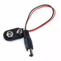 9V DC Battery Power Cable Plug Clip Barrel Jack Connector