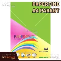 Paperfine Kertas HVS Warna A4 Parrot Hijau Ijo Tua / Isi 25 Lembar