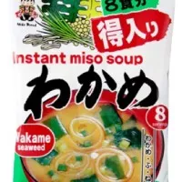 Miyasaka Instant Miso Soup Wakame Seaweed 8 Pack Japan Sup Rumput Laut