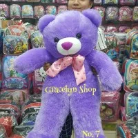 Boneka Teddy Bear Besar Limited Colour (Ungu, Hijau dan Biru)