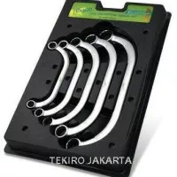 Tekiro Kunci Ring Bengkok Set 5 Pcs ' Obstruction Wrench Set Tekiro