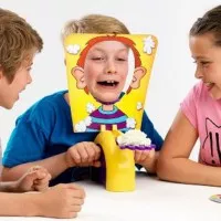 Hitzh Toys Challenge Cream Pie Face Family Game Anak Unik Potty Travel