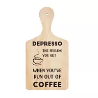 Wall Stiker Talenan Depresso Coffee Quotes Kata Cutting Sticker Cafe