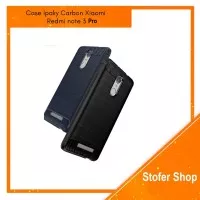 Ipaky Carbon Xiaomi Redmi Note 3 Pro / Slim Armor / Soft Case Casing