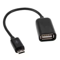 Kabel OTG Micro USB Hitam