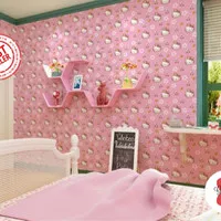 Wallpaper Hello kitty HK Hellokitty 10 Meter * 45 Cm