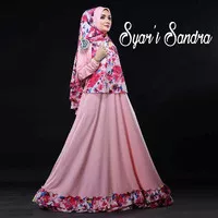 Hijab Modern Sandra Syari Set 2in1 ( Gamis Busui + Jilbab Bergo )