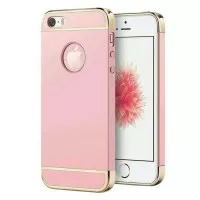 Case iPhone 5 / 5s / 5g / SE Casing Hardcase Slim Cover Rose Gold Pink