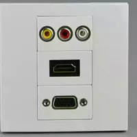 STOP KONTAK SOCKET HDMI VGA RCA