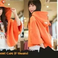 UMARU CHAN CLOAK CAPE JUBAH PENDEK ANIME HIMOUTO Orange Oranye F UMARU