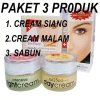 PAKET OBAT SABUN CREAM PEMUTIH WAJAH KULIT BADAN DR PURE BPOM ORIGINAL