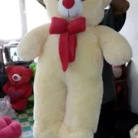 Boneka Beruang Lucu Giant 1 Meter warna Cream murah