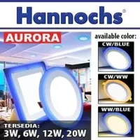 Lampu Led Ceiling Decorative Hannochs Aurora 12 Watt 12W 2 Warna Petak