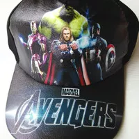 Topi Anak Karakter Marvel Avengers / Kids Hat / Kids Cap