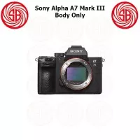 Kamera Sony Alpha 7 Mark III Body Only ; Mirrorless ILCE-7M3 A7 M3 BO