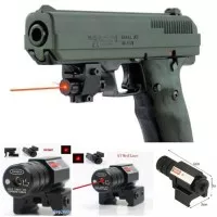 Laser Sight Red AT- Laser sight merah AT- Airsoft-sengin