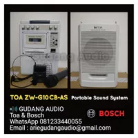 Portable Wireless Amplifier Toa ZW-G10CB-AS