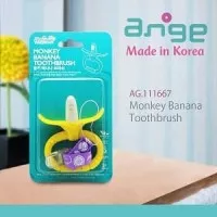 Ange Monkey Banana Toothbrush Teether - Sikat Gigi Gigitan Bayi