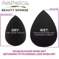 Seongnam Beauty Blender Sponge Latex Free - Black