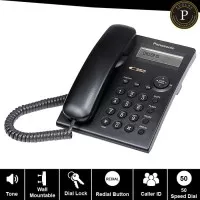 Telepon Rumah Kantor Kabel Single Line Panasonic KX-TSC11 - Black