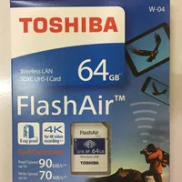 Toshiba FlashAir 64GB Wifi SD Card Wireless LAN Flash Air ORIGINAL