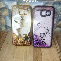Case Samsung A5 2017 Gliter Softcase Water Glitter Cover Casing Soft