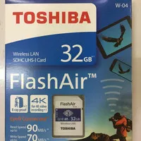 Toshiba FlashAir 32GB Wifi SD Card Wireless LAN Flash Air ORIGINAL