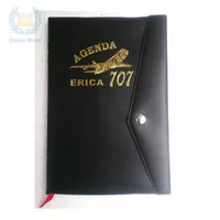 Buku Agenda Kerja Hard Cover Kancing ERICA 707