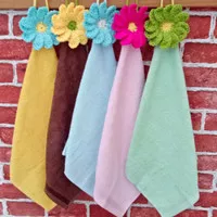 Hand Towel (Lap Tangan) Topper Rajutan Hand Made