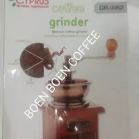 Alat Giling Biji Kopi Manual Body Kayu / Coffee Grinder GR-0062 CYPRUS