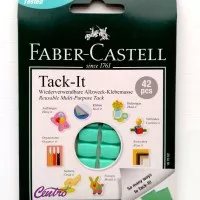 Faber Castell Tack It Reusable Multi-Purpose Tack Lem Serbaguna Isi 42