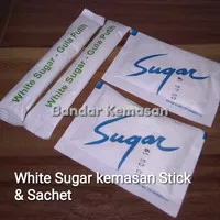 White Sugar/ Gula Putih dalam kemasan Stick dan Sachet